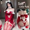 Linlin Ting Sexy Christmas Temptation Lingerie Set – Flirty Holiday Bedtime Outfit