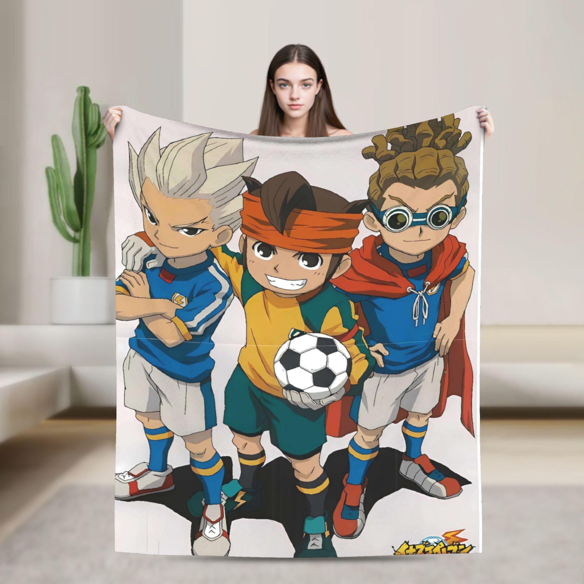

Аниме Одеяло Аксель Блейз Иназума Илевен Теплое Пушистое Плюшевое Одеяло-Плед для Девочек Мальчиков Гостиная Фланелевое Покрывало Покрывало для Кровати 30x40in