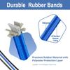 Trash Can Rubber Bands, Fit 13-30 Gallon Garbage Can, Set of 3 Elastic Trash Can Bands Heavy Duty for Kitchen Bathroom, Garbage Bin & Litter Box