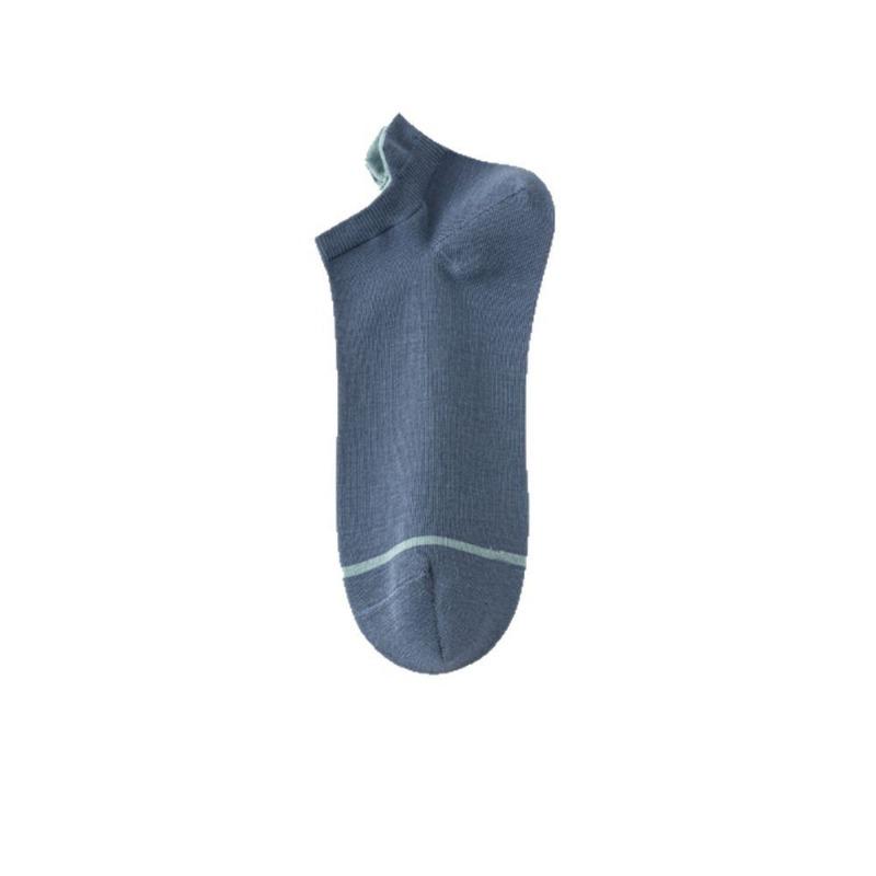 5 Pairs of Men's Anti Bacterial Sweat Absorption Breathable Exercise Can Not Drop with The Boat Socks