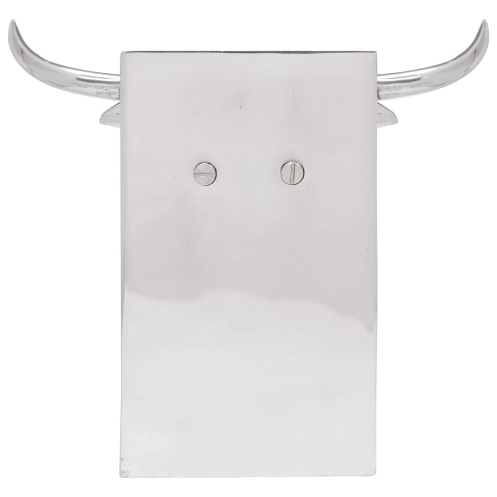 Bookends 2 pcs Silver 21.5 x 15.5 x 20 cm Aluminum