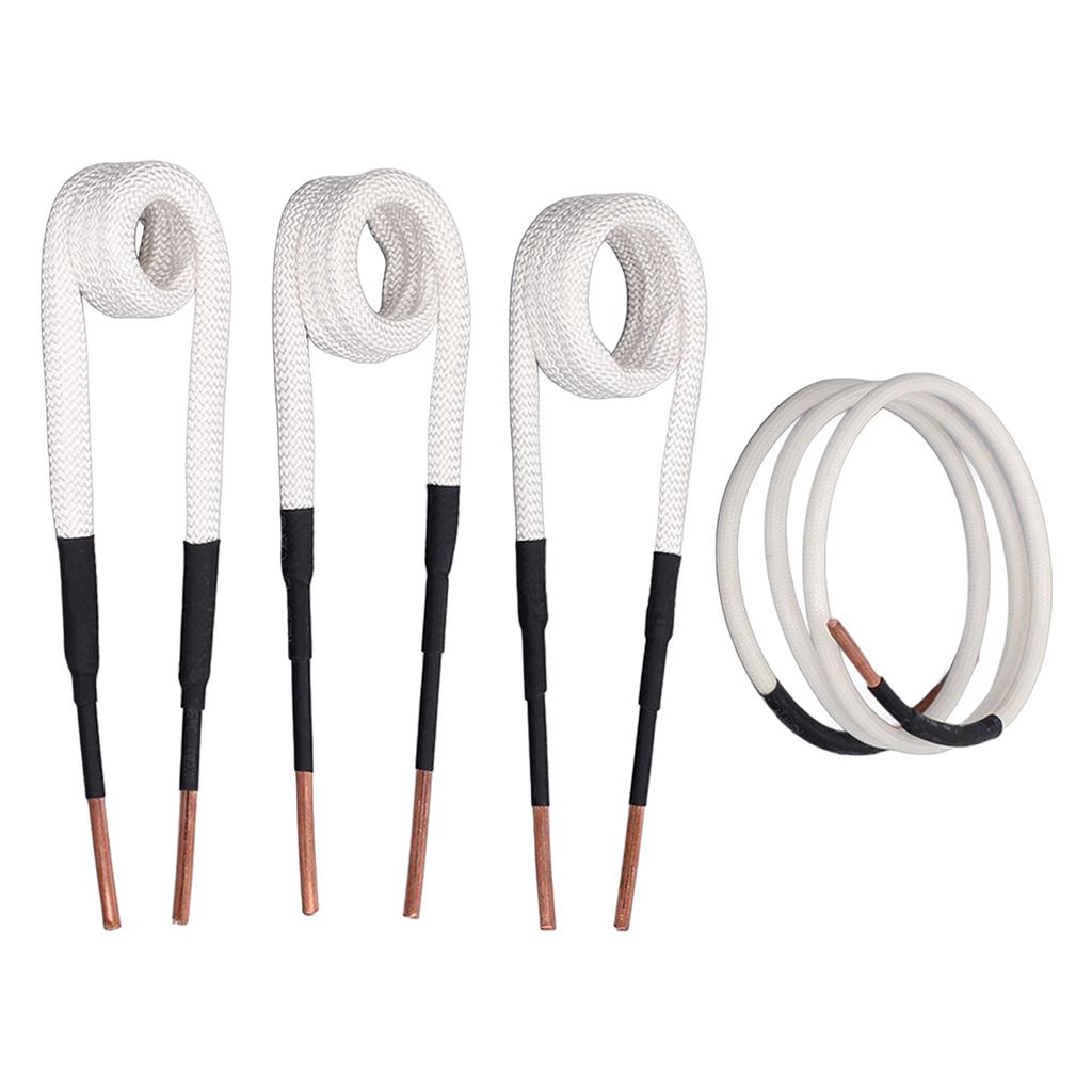 4KS Indukční ohřívací cívky 3,0mm Měděné jádro Elektrická indukční ohřívací cívka Sada pro demontáž matic a šroubů