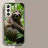 Cute Sloth Phone Case For Samsung A16 A26 A36 A56 A17 A15 A25 A35 A55 A14 A24 A34 A54 A04S A05S Galaxy Note 20 10 9 8 A9 A8 A7 A