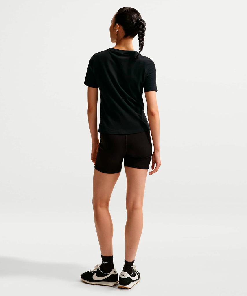NIKE Sportswear Slim Short Sleeve Burnout Logo Top W - Black / Io1517-010