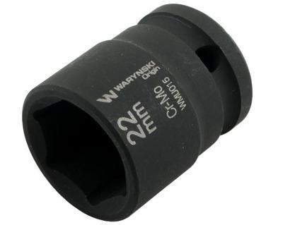 Nasadka Udarowa Sześciokątna 1/2". 22 Mm. Crmo. Din 3129. Waryński