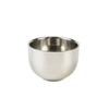 Shaving Bowl Soap Dish Men's Foaming White Porcelain Razor Bowl Whisk Stainless Steel Bowl Brush Not Included 1 Pcs