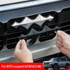For BYD Leopard 8 DENZA B8 2025 2026 3D ABS Sticker Car Front Emblem Badge Decals Black Badge Logo Emblem Cover Car-Styling