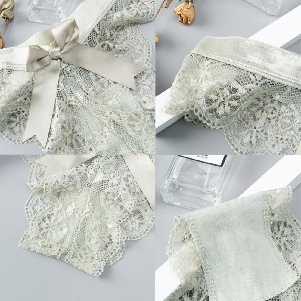 Tanga sexy din dantelă Chiloți cu talie joasă pentru femei Fluture Decupaj transparent Lenjerie de damă Slip de damă Lenjerie de corp pentru femei cu spatele în T