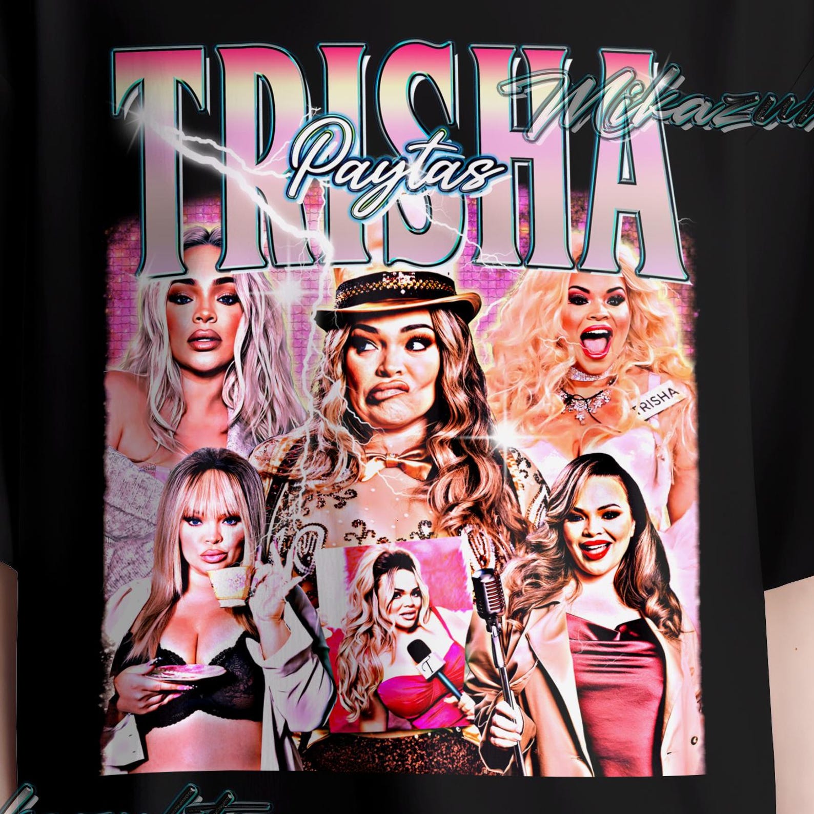 Trisha Paytas shirt, Trisha tshirt Vintage Style aura Graphic Tee 3XL