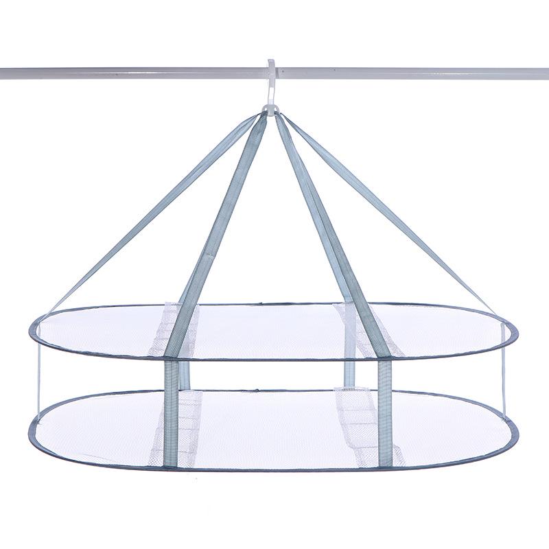 Doppelschicht-Wäschetrocknungsnetz: Große Größe für Pullover und Socken