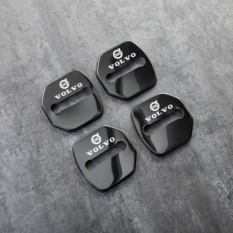 Zinc Alloy Car Door Lock Buckle Cover Protective Covers For Volvo XC90 V90 V60 XC60 V40 S80 S60 S90 C40 XC40 V70 XC70 C30 C70
