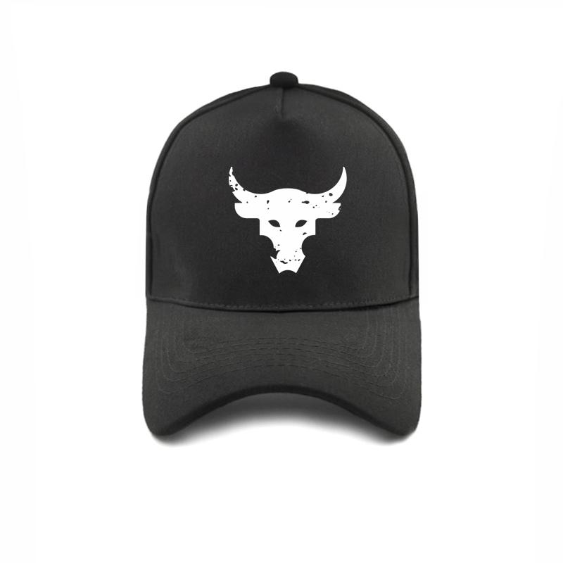Dwayne Johnson Brahma Bull Tattoo Baseball Caps Fashion Cool Brahma Bull Hats Unisex Caps MZ-440