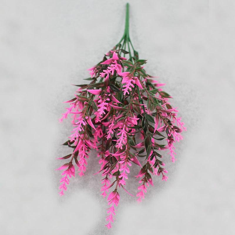 Artificial Flowers Cheap Plastic Lavender Fake Plants Grass Wedding Home Garden Decor DIY Gifts Photography Props Outdoor Bonsai