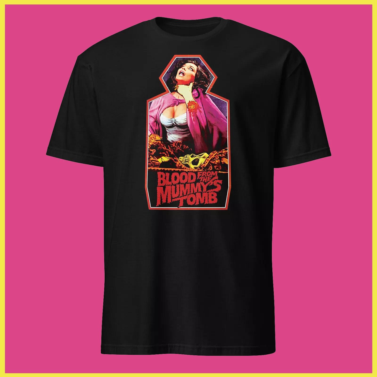 

BLOOD FROM THE MUMMY S TOMB - Horror T-Shirt Hammer Vintage Movie C@@L! L