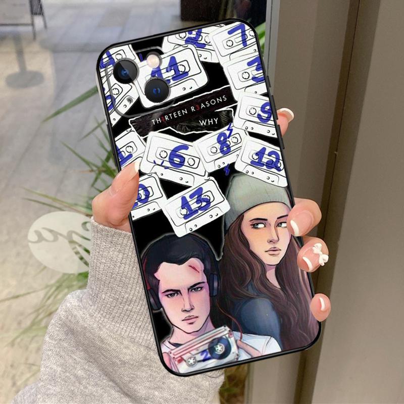 13 Thirteen Reasons Why Case For iPhone 17 Pro Max 16 15 13 12 11 14 Pro Max Plus 13 12 Mini 16e 17 Air Back Cover