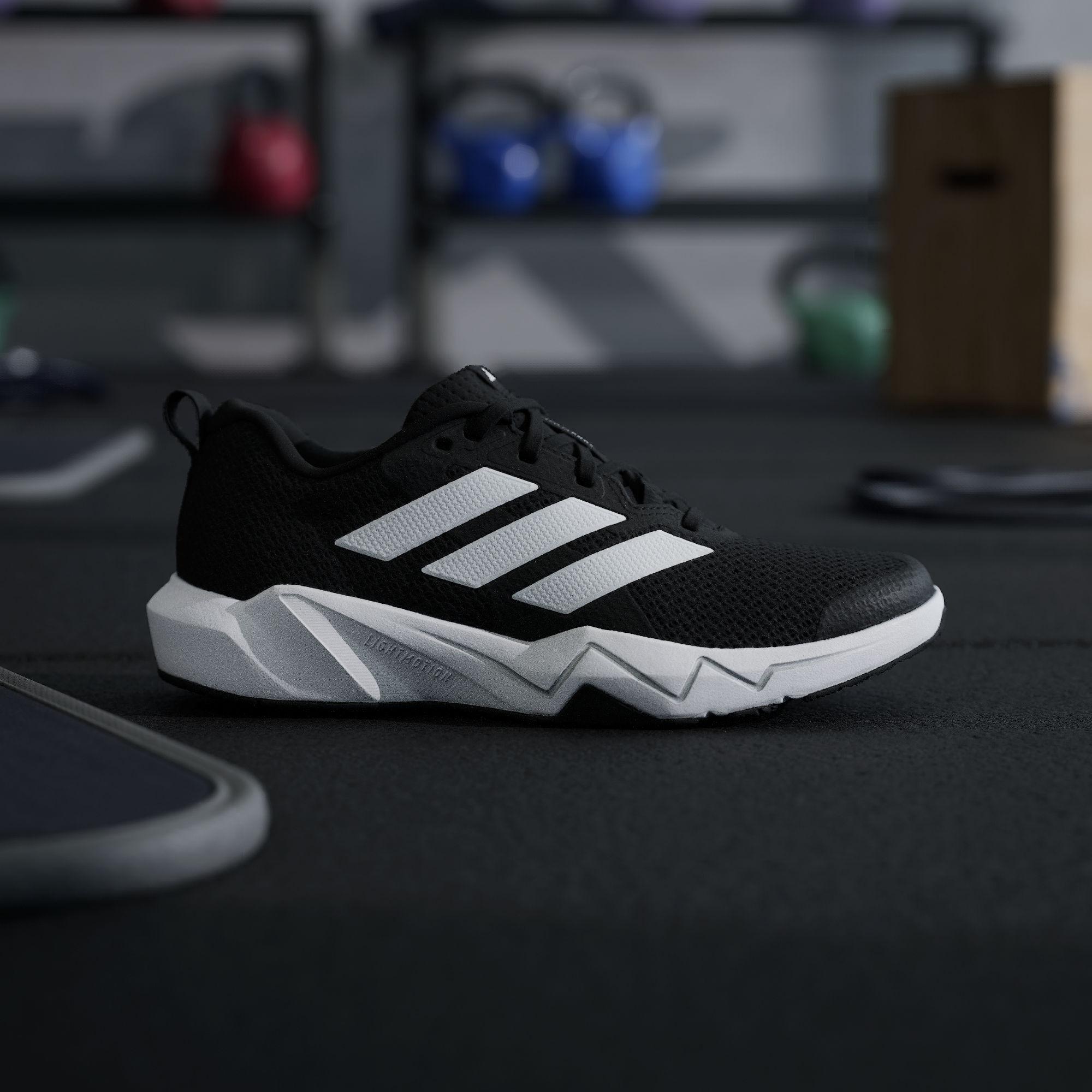 adidas Rapidmove Go Black White Silver Metallic (Women s) 36