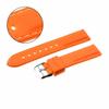 Pacific Silicone Strap 20mm U20 Orange with White Stitching