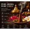 Dhoop Cones 100g | Cow Dung Based Charcoal Free Incense Cones for Pooja, Havan, Meditation & Home Fragrance |