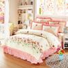 100% Cotton Soft Bedclothes Queen King Size Bedding Sets Quilted Thick Bed Spread Duvet Cover Bed Sheet Set Pillowcase 4/6Pcs