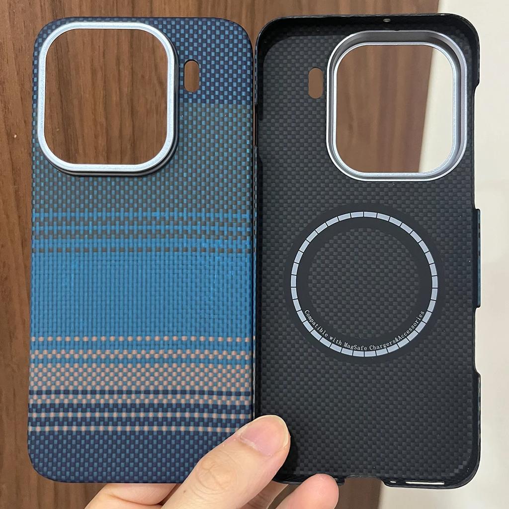Magnetic Real 600D Aramid Carbon Fiber Phone Case Cover On For Magsafe OPPO Find X9 Pro Plus 5G Global FindX9 X 9 X9Pro 256/512