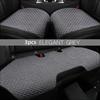Universal Car Seat Cover Linen Front Seat Anti-slip Breathable Seat Cushion Fashion Car Interior Protection Pad Accessories
