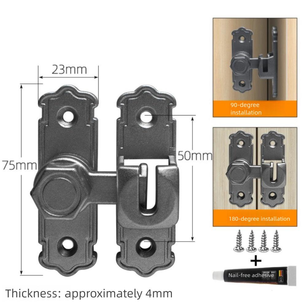 Robuster Türriegel Diebstahlsichere Schrankschlösser Tragbarer Sicherheitsverschluss Schrank