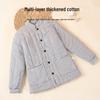 Men's Hand-stitched Pure Cotton Warm Jacket and Pants Home Set