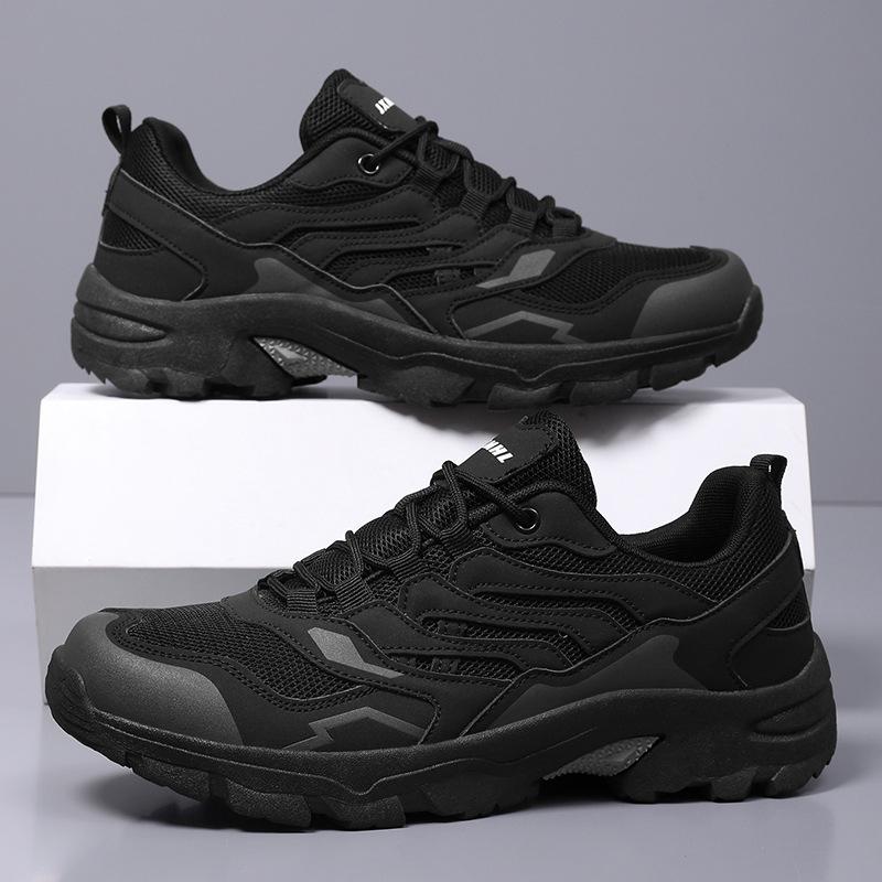 Outdoor Hiking Shoes Men's New Wide Last Wide Head Couple Breathable Non-slip Wear-resistant Casual Camping Hiking Shoes Women