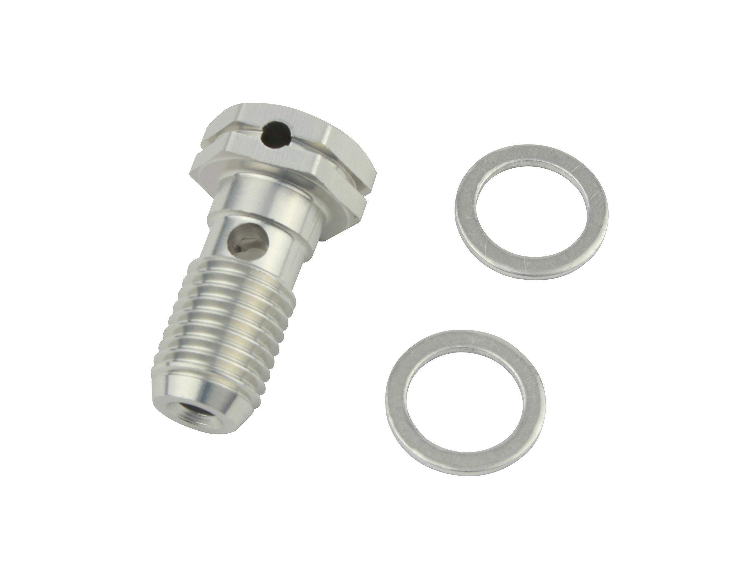 

POSH 550017-03 Earls Banjo Bolt Silver 1.25S Motorcycle Supplies серебряный