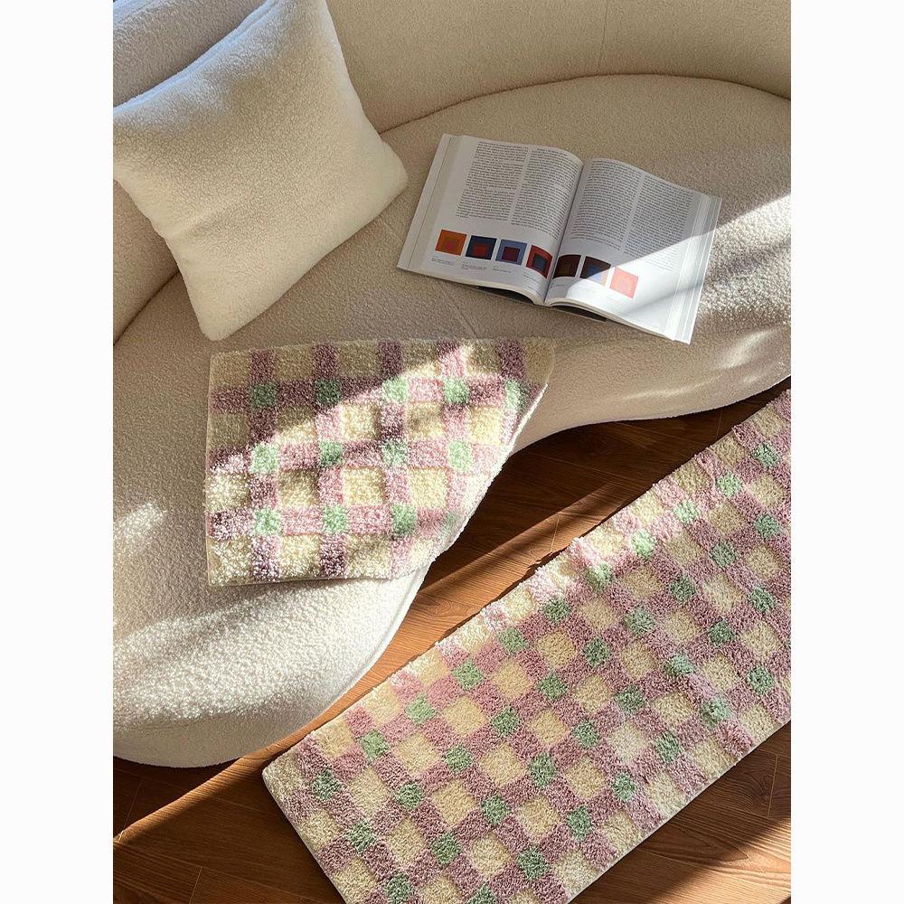 Living Room Carpet Bedside Carpet Bedroom Anti Slip Bathroom Mat Entrance Plush Floor Mat