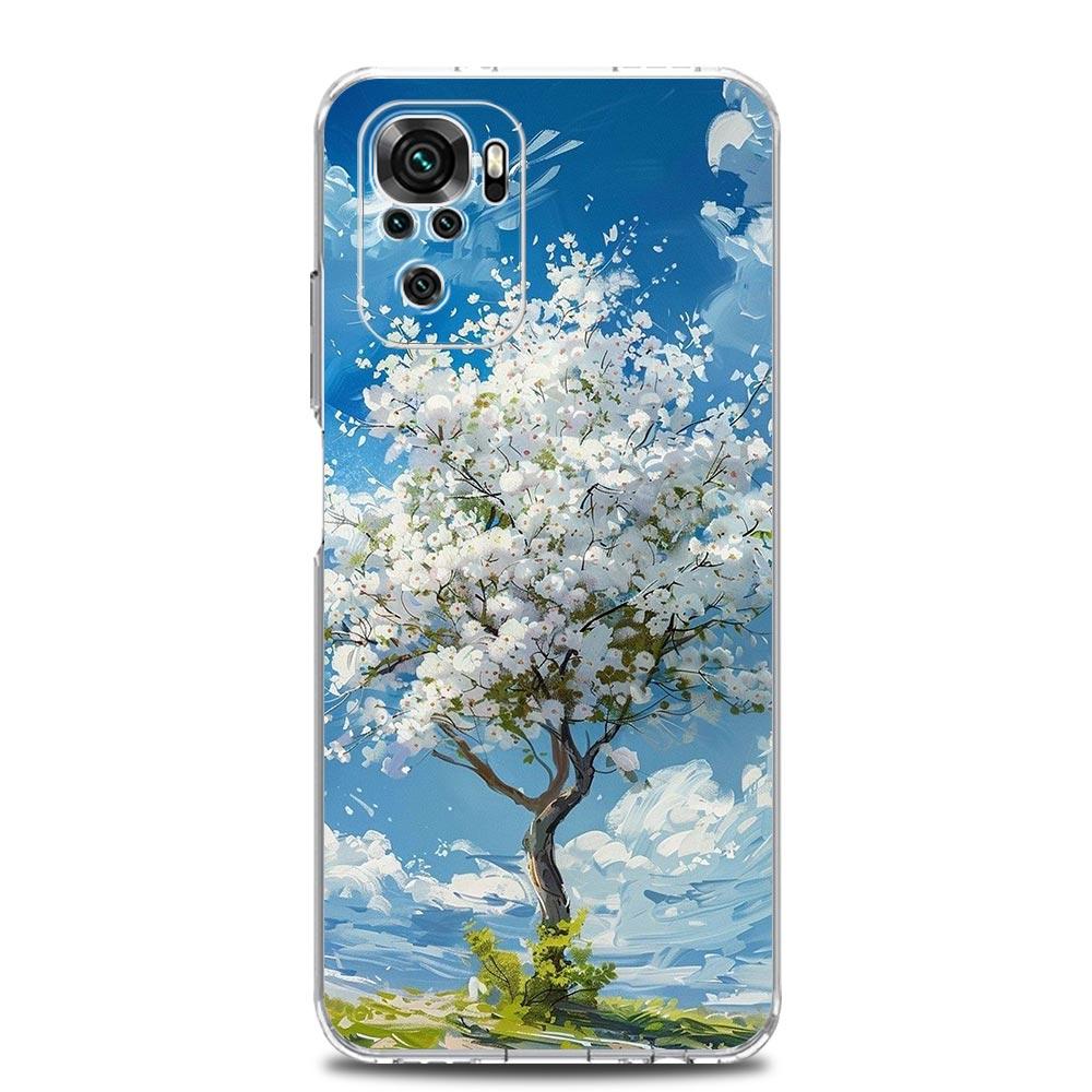 Oil Painting Of Flowers Soft Phone Case For Xiaomi Redmi Note 15 14 13 12 4G 10 11 Pro Plus 5G 14C 13C 12C 10C 9A Cover