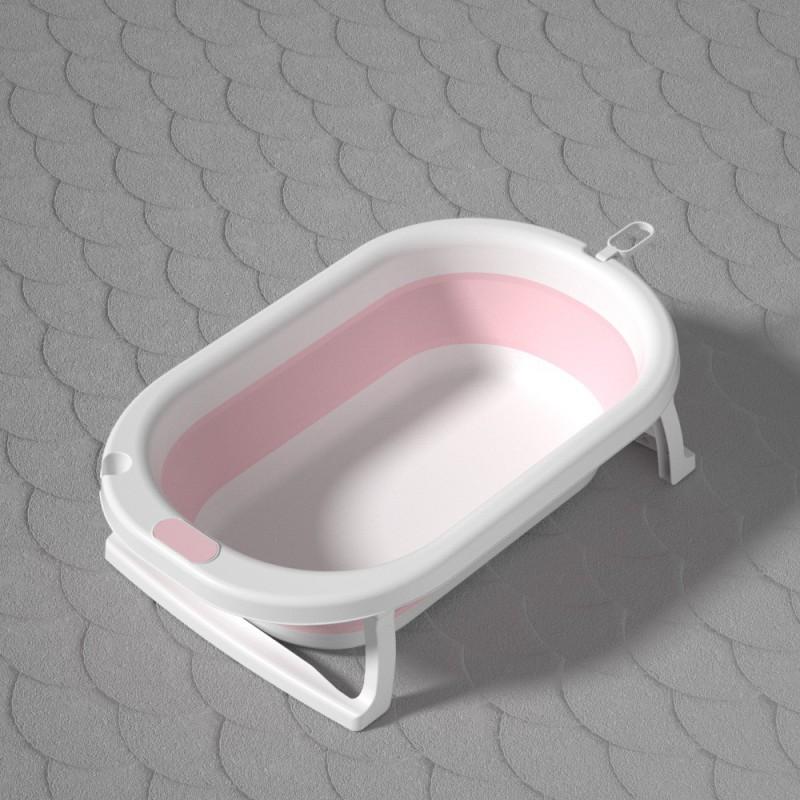 Baby Bath Tub Foldable Toddler Bathtub Large Size Infant Bathing Newborn Kids Home Use
