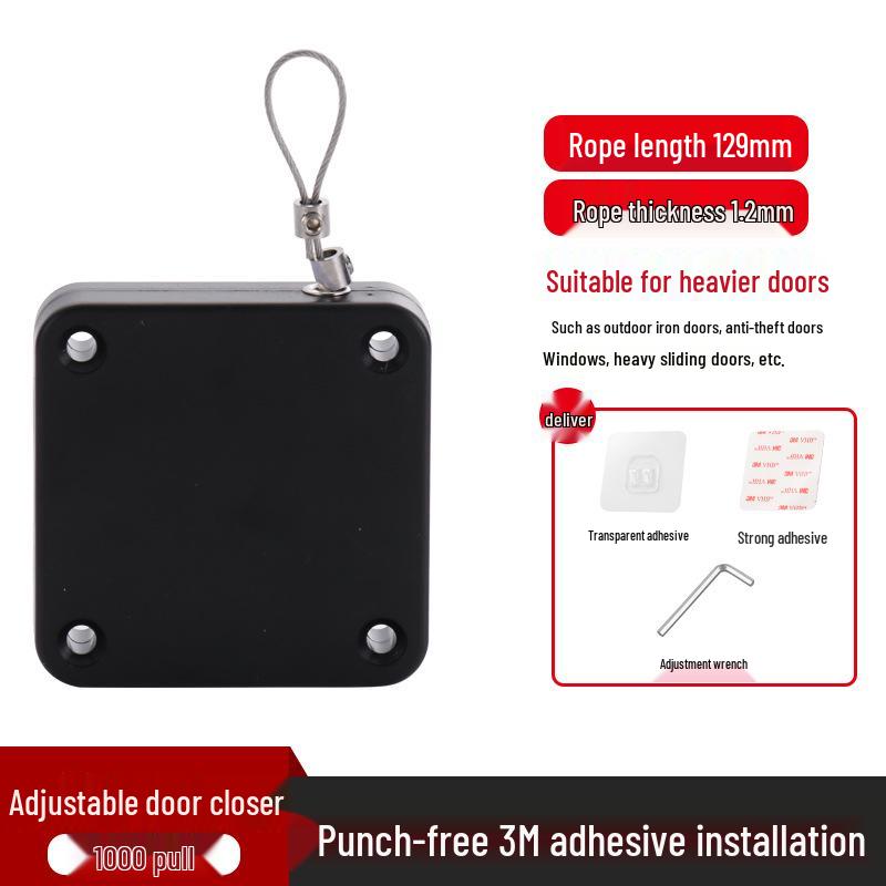 

Бесшумный самозакрывающийся выдвижной доводчик для раздвижных дверей