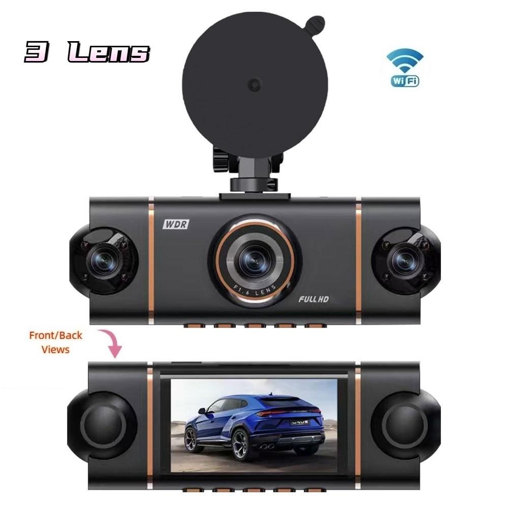 4-Channel 360 Degree Dash Cam For Cars WIFI APP Car DVR 1080P 4 Camera Lens Video Driver Recorder Rear View Camera for Vechile