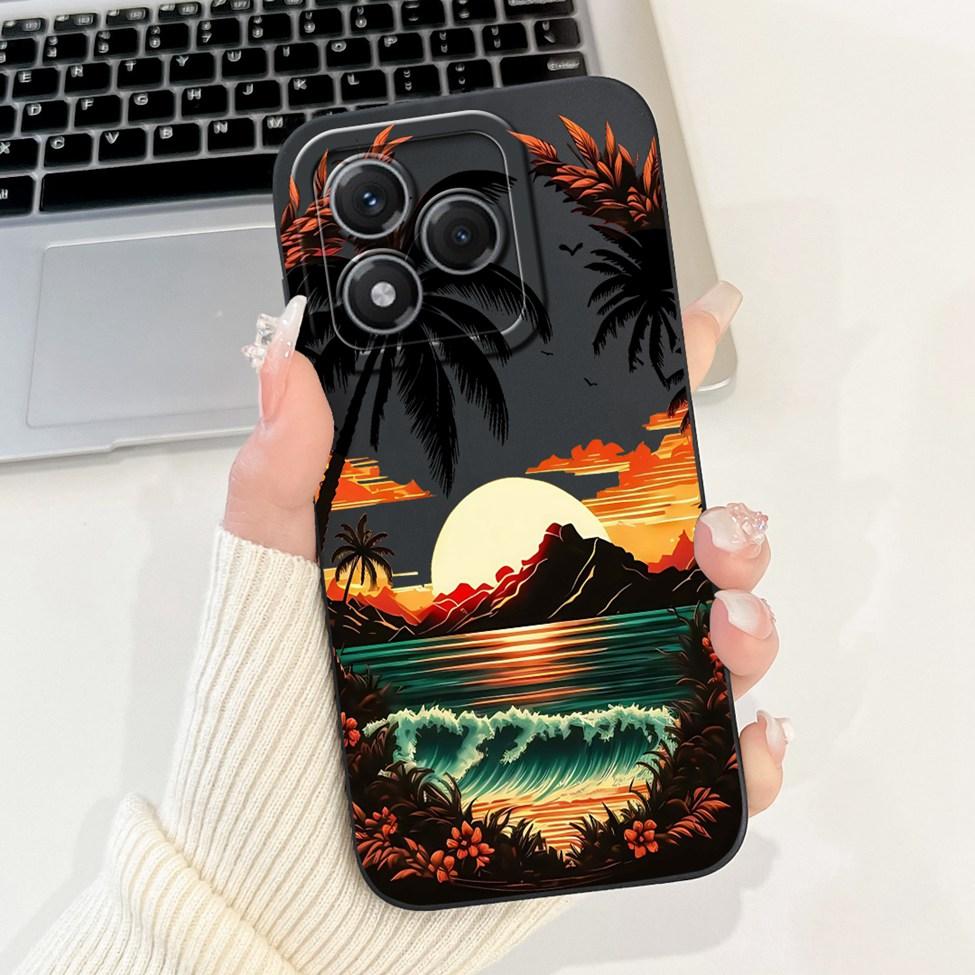 For Honor 400Lite ABR-NX1 ABR-N31C1 Phone Cover For Honor 400 Lite Case Shockproof Luxury Flower Cute Cartoon Funny Cool Painted
