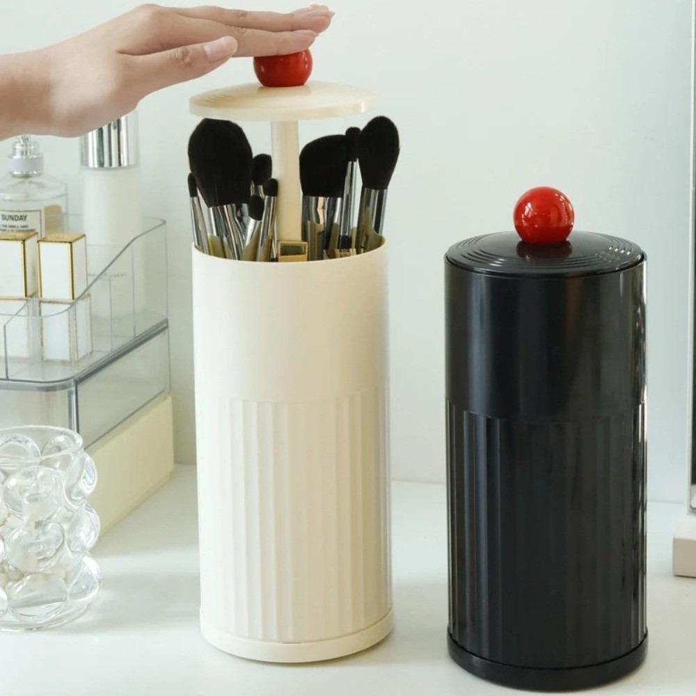 Automatic Lifting Makeup Brush Storage Box Dustproof Makeup Brush Holder Beauty Storage