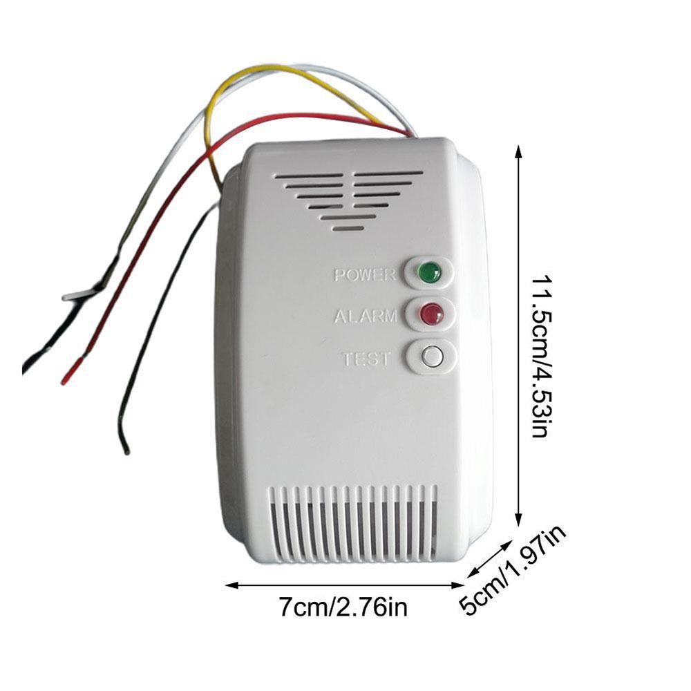 12V Power Propane Butane Sensor Sound Alarm LPG Natural Gas Alarm Gas Detector Sensor Camper