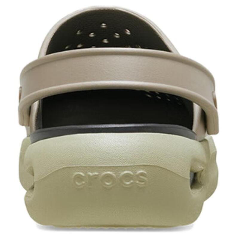 Crocs EVA Simple and Comfortable Hole Shoes Unisex Taupe