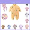 Warm Flannel Newborn Infant Romper Jumpsuit Cute And Cozy Baby Clothes Outfit