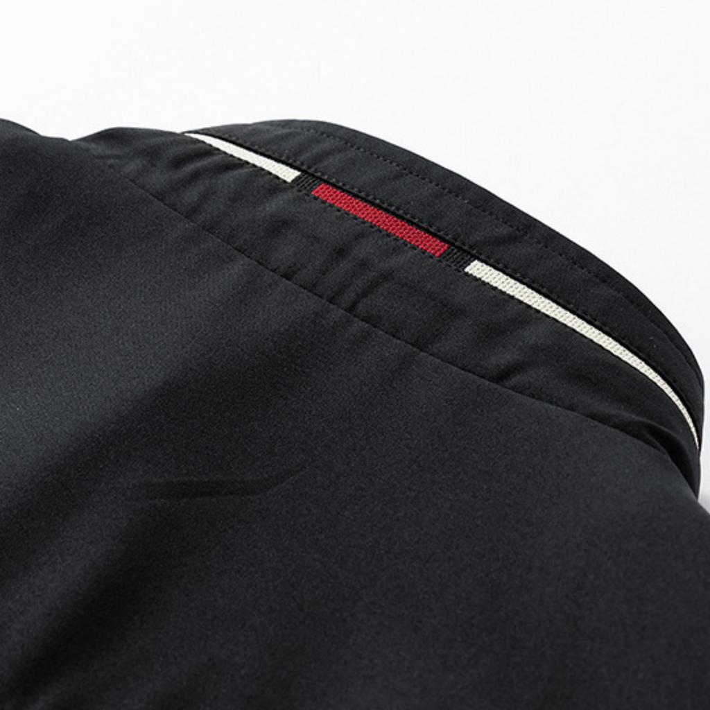 Men's Casual Solid-color Stand-up Collar Fitted Jacket, Windbreaker, Men's Zipper Baseball Shirt, Light Jacket