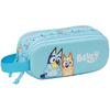 Trousse Double 3D - SAFTA - Bleu - Spacieuse - Légère - Durable