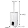 110-220V Industrial Humidifier Large Commercial Whole-House Style Home Industry Office Humidifier White 15L