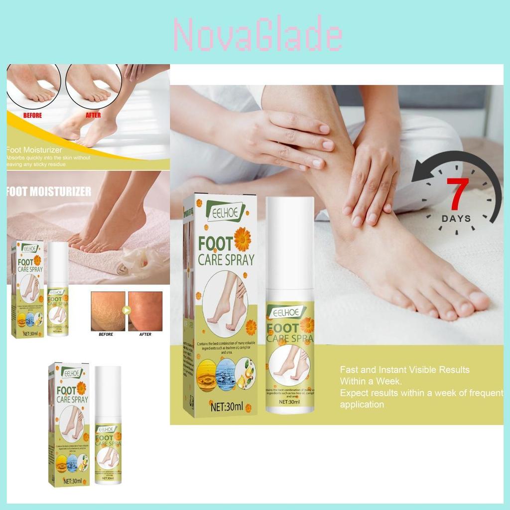 Eelhoe Moisturizing Foot Care Spray For Exfoliating Dead Skin And Softening Calluses 30ml