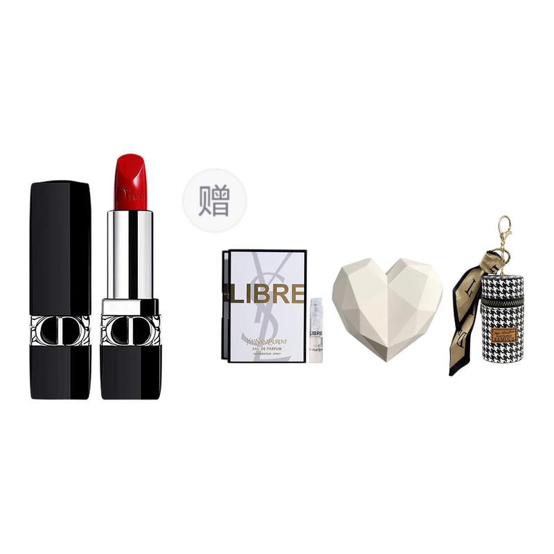 

DIOR Lipstick 999 Forged Light 1.5g Free Eau de Liberty Experience Fragrance 1.2ml-White Angel синій