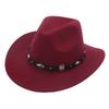 Cowboy Hat With Wide Brim And Adjustable Size For Western Dance Performances