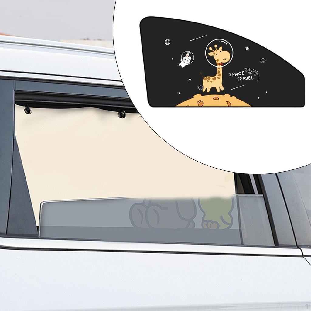 Car Window Shade Privacy Curtain Universal Sun Visor Cover Protection for SUV Automotive