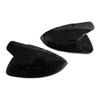 Seiten-Rückspiegelabdeckungen Blinker für VW Golf 7 MK7 7.5 GTI für Touran 2013-2020 Helles Schwarzes Spiegelgehäuse Autozubehör