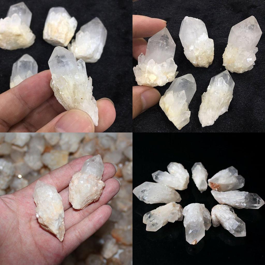 Natural Pineapple Crystal Point Cluster Wand Beautiful Quartz Mineral Healing Specimen