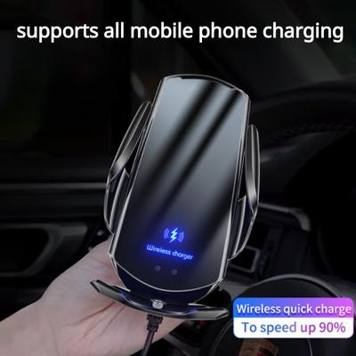 Nový upgradovaný držák mobilního telefonu do auta 15w bezdrátové nabíjení Přenosný držák do auta Držák na mobil Stojan do auta