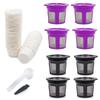 Universal Fit Disposable Paper Coffee Filter for Keurig Single-Serve Reusable K-Cups Coffee Maker - Pack of 100